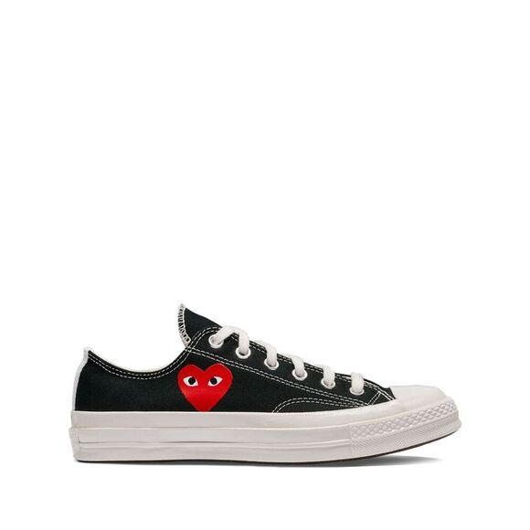 Converse X Comme Des Garçons Play Black Trainers - Low-Tops Men